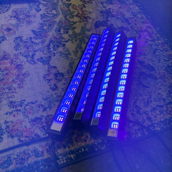 38W LED UV Blacklight Bar 385-400nm Stage Wash Light BT38C UVA Glow Party 4 Pack - Picture 4 of 10